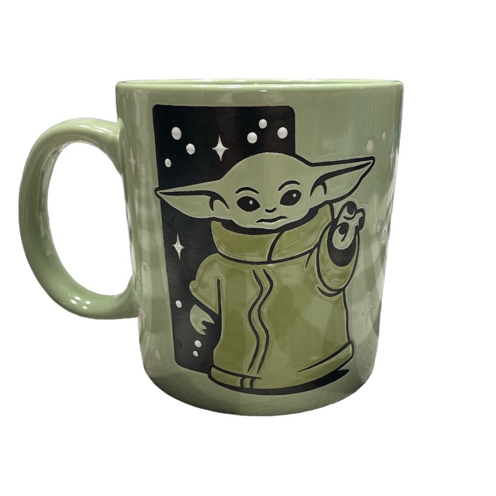 Star Wars The Mandalorian The Child Baby Yoda Grogu Large Coffee Mug Cup 20 oz